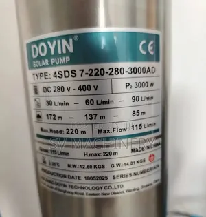 Heavy Duty Doyin Hybrid Pump Ac /Dc 3000w (4.0hp)