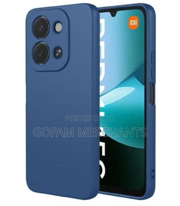 Xiaomi Redmi 15c Soft Silicone Cover-Blue - thumbnail 2