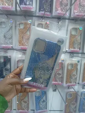 iPhone 11 and iPhone 14 Prominent Lotus-Style Flower Motif Case