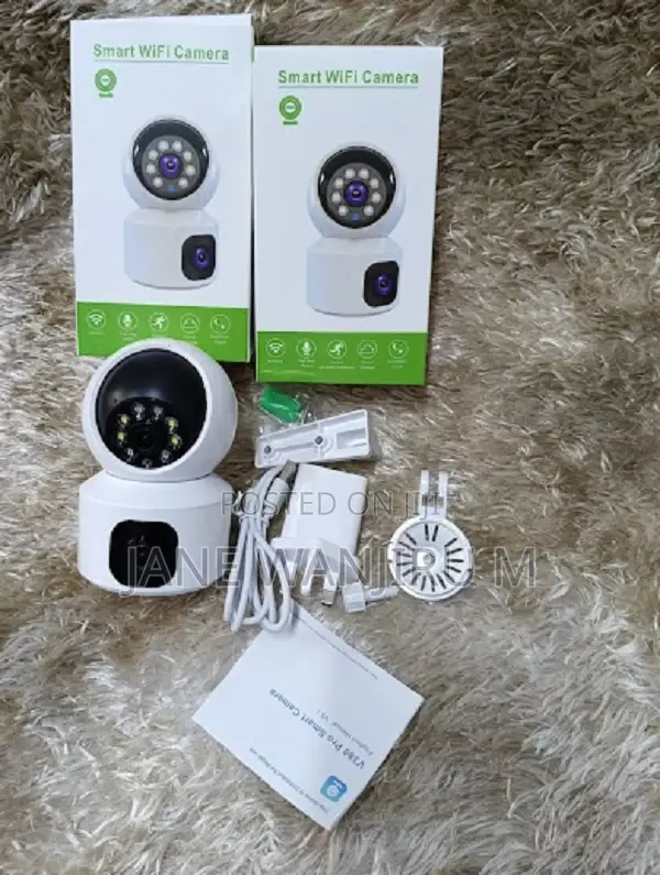 Dual Lens Smart Wifi Camera - PTZ + Fixed Lens 360°