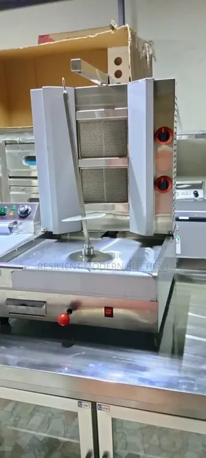 Commercial Stainless Steel Shawarma Machine 2 Burner
