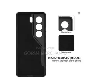 Tecno Camon 40 Pro Black Silicone Heavy Protection Phone Case/ Cover