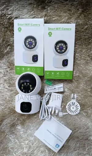 Indoor Security Camera 2 Lens - Auto Tracking, Night Vision