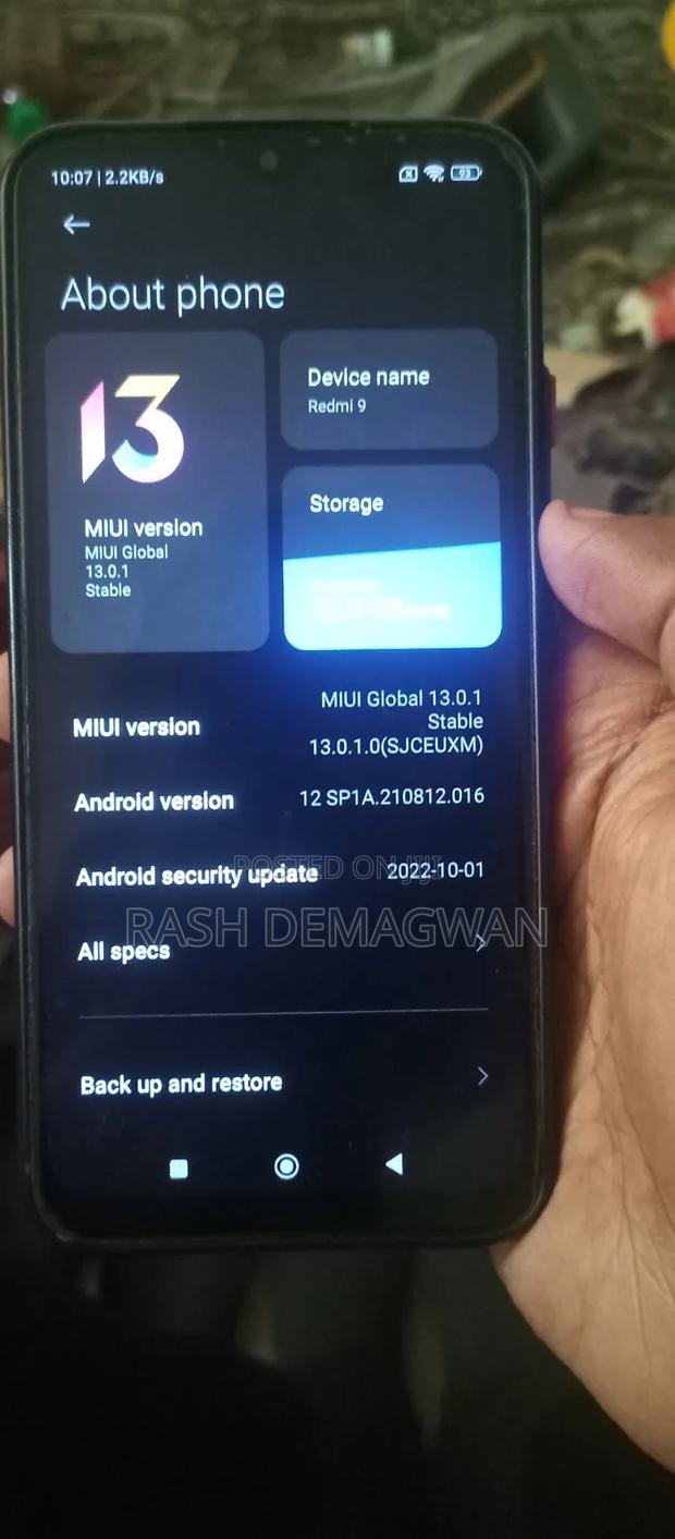 Xiaomi Redmi 9 64 GB Black - thumbnail 2