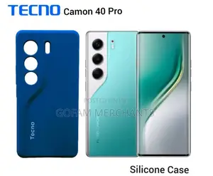 Tecno Camon 40 Pro Blue Original Silicone Phone Case/Cover