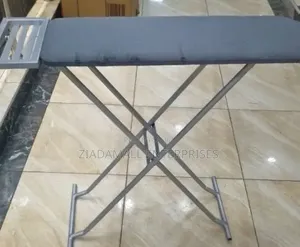 Metallic Ironing Board Heavy-Duty Steel Ironing Board With Stable De