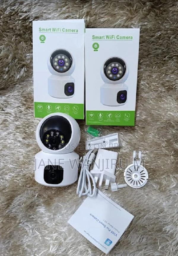 Dual Camera Wifi Indoor - Wide Angle + PTZ View - main view