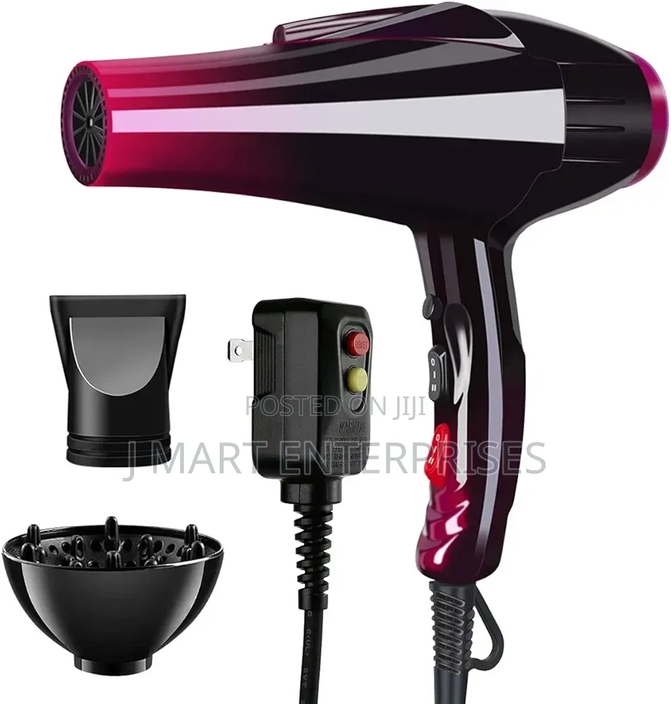 Hairdryer Powerful Home Salon Hair Dryers With Attachment
