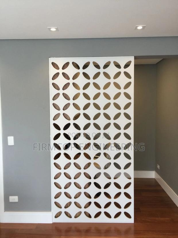 Decorative Laser-Cut Room Partitions