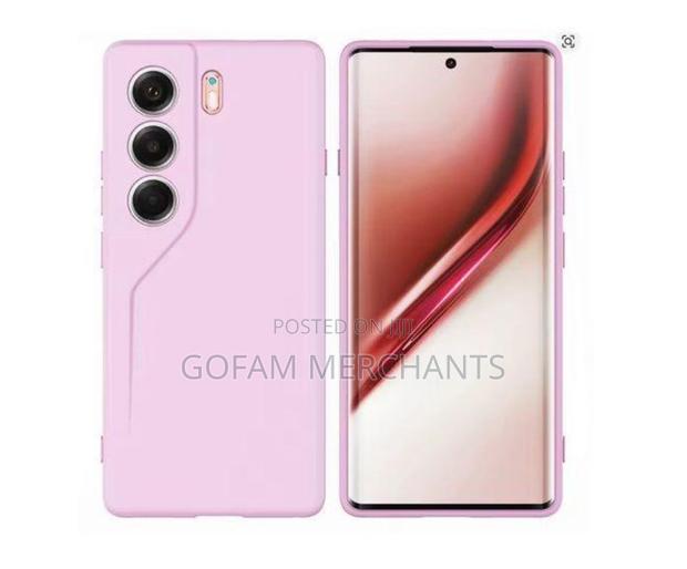 Tecno Camon 40 Pro Original Silicone Pink Heavy Duty Phone Case