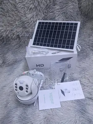Wireless Solar-Powered PTZ CCTV Camera With 360° View