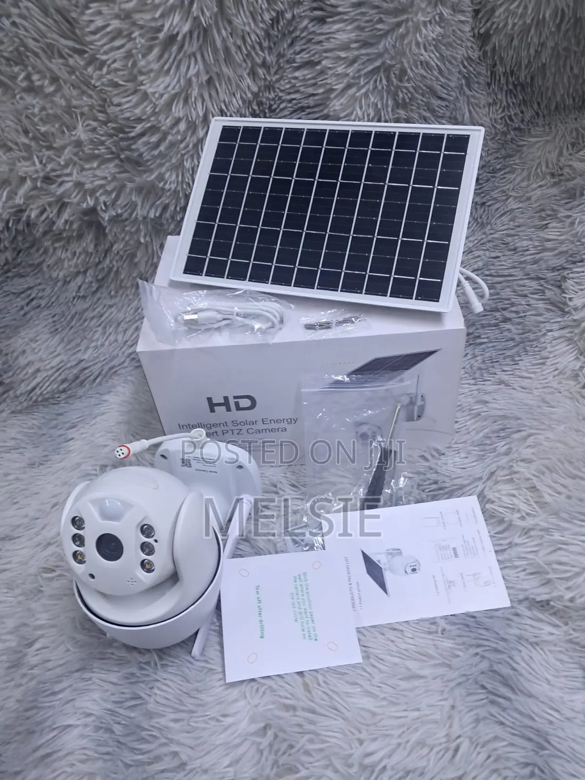 4g Solar Security Camera With Night Vision Two-Way Audio
