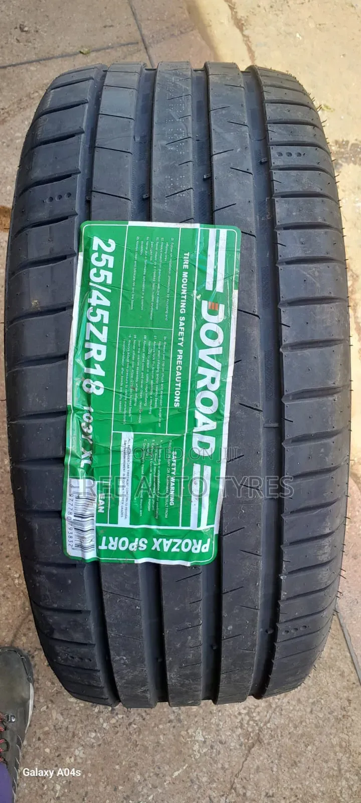 255/45zr18 Prozax Sport