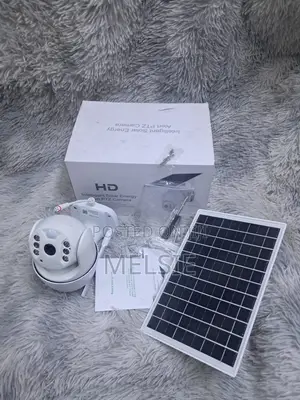All-in-One Solar PTZ Camera – No Wifi Needed, 24/7 Security
