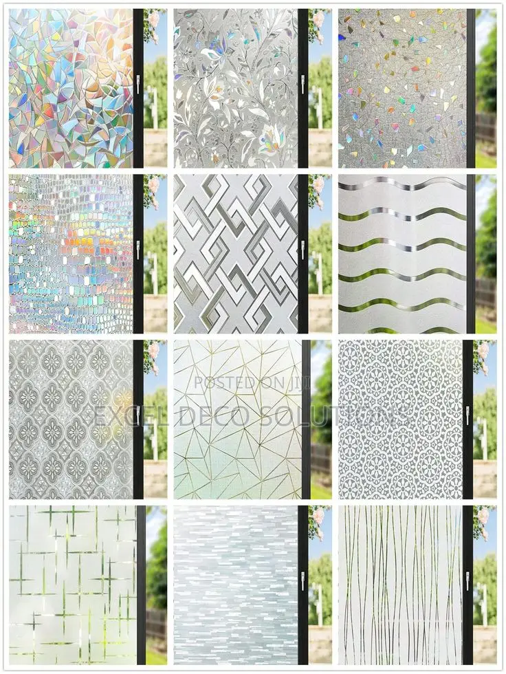 Decorative Frosted Film for Privacy and Glass Windows