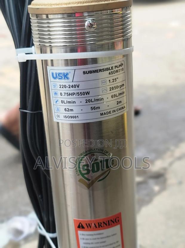 Usk Pump/Submersible Water Pump 0.75 Hp - thumbnail 2