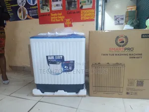 Smartpro 8kgs Twin Tub Washing Machine, White 
