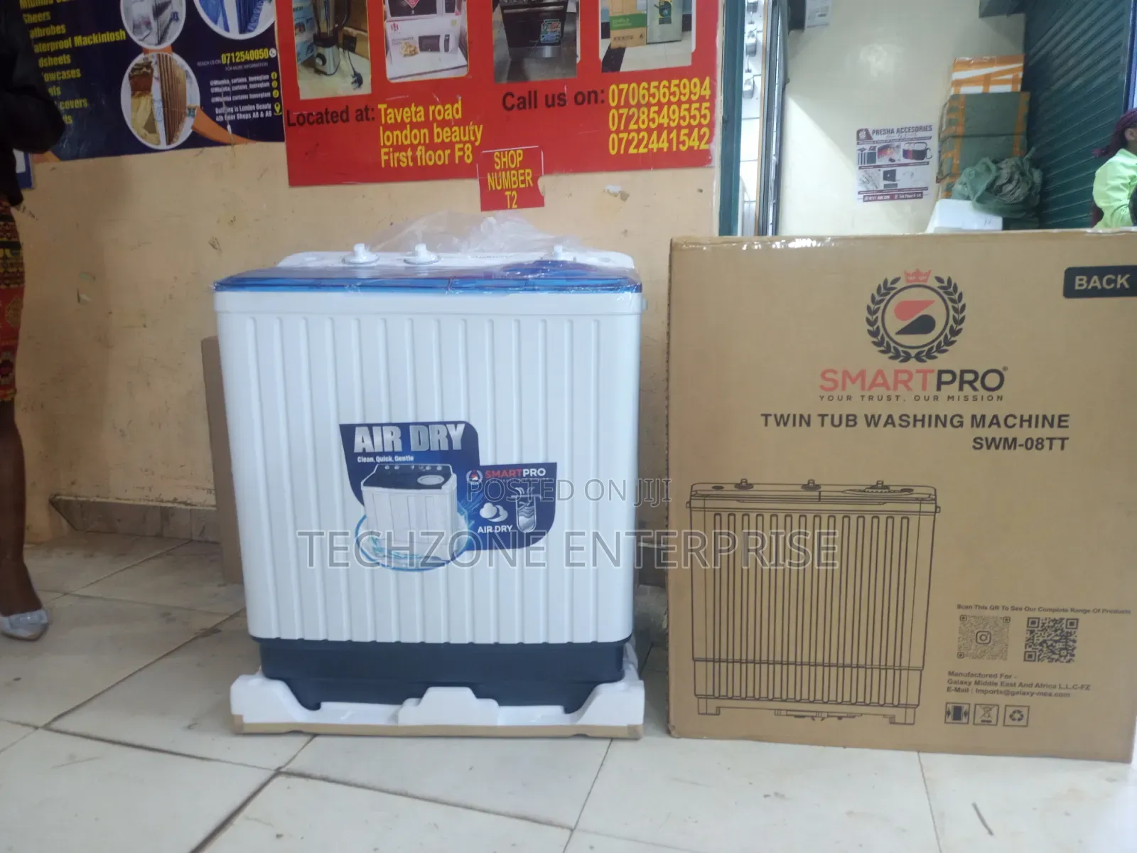 Smartpro 8 KGS Twin Tub Quality Washing Machine 
