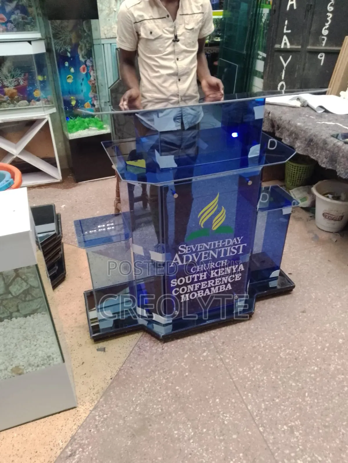 Glass Podium