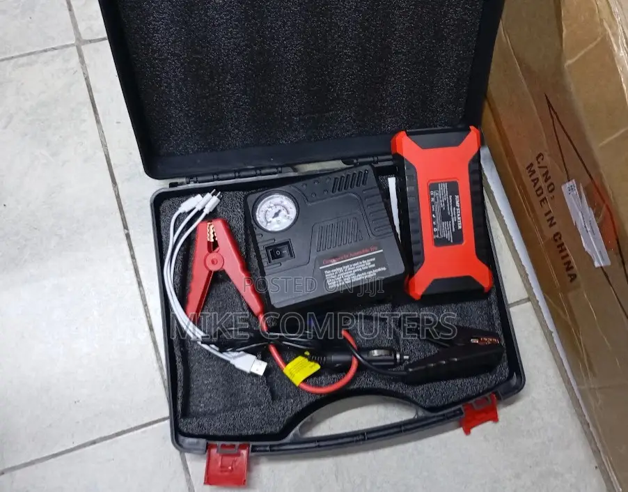 Car Jump Starter Pack With Led Light and Pump