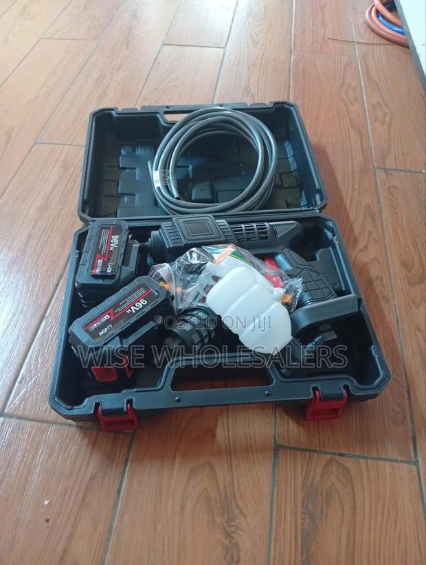 Portable High Pressure Car Washer Gun Cordless Electric Spray 96v