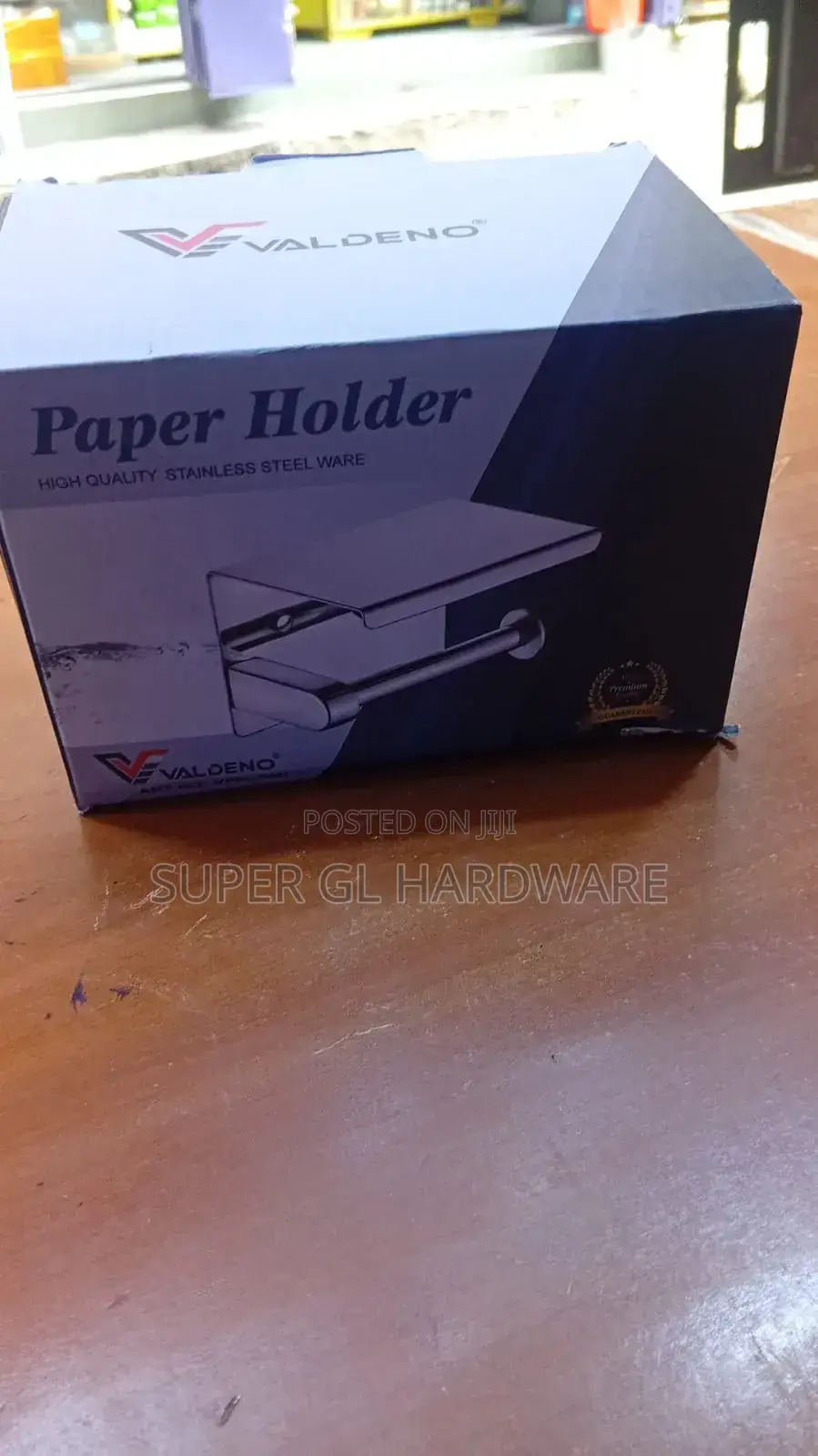Valdeno Stainless Steel Paper Holder