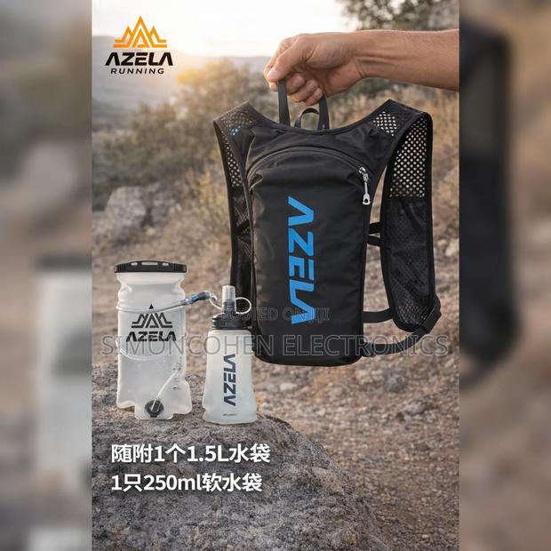 Azela Running Lightweight Hydration Vest With 1.5lbladder 250ml Bottle