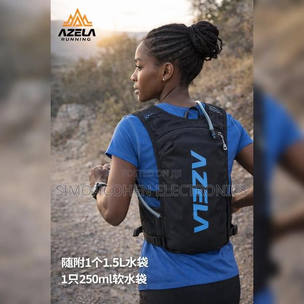 Azela Running Lightweight Hydration Vest With 1.5lbladder 250ml Bottle - thumbnail 3