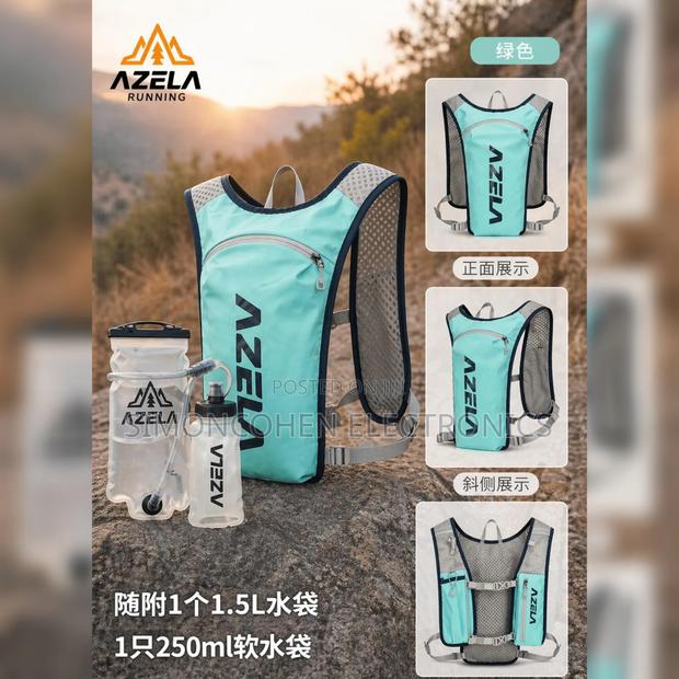 Azela Running Lightweight Hydration Vest With 1.5lbladder 250ml Bottle - thumbnail 4