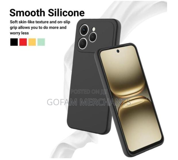 Tecno Spark 40 Black Soft Silicone Phone Case/Cover - thumbnail 2