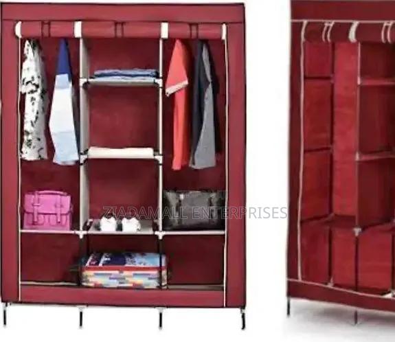 Metallic Wardrobe 3 Column Heavy Duty