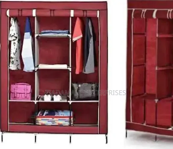 Metallic Wardrobe 3 Column Heavy Duty