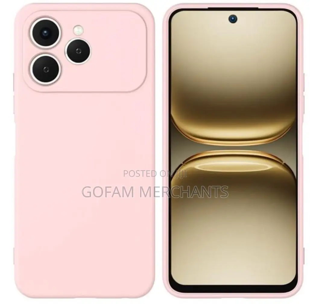 Soft Silicone Slim Fit Case Shockproof Case for Tecno Spark 40 - Pink