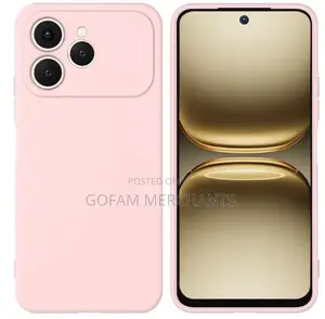 Soft Silicone Slim Fit Case Shockproof Case for Tecno Spark 40 - Pink