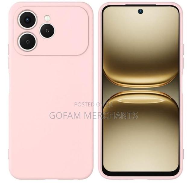Soft Silicone Slim Fit Case Shockproof Case for Tecno Spark 40 - Pink