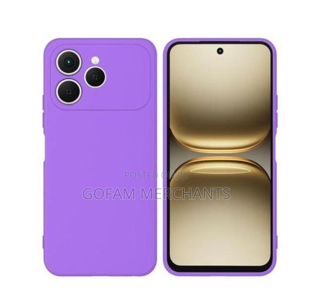 Tecno Spark 40 Silicone Slim Fit Cover Anti-Scratch Shockproof Case