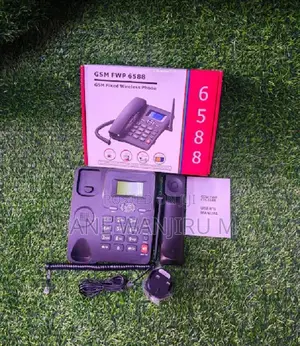 Wireless Landline Phone GSM 6588 - For Home, Office, Shop