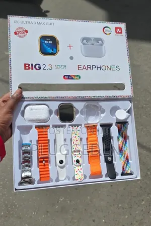 I20 Ultra Max Suit 10-in-1 Smartwatch Set,
