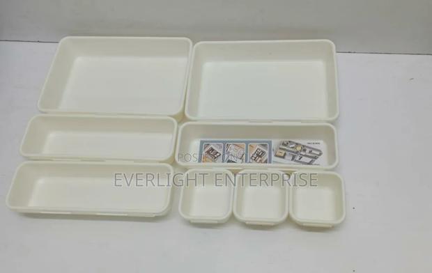 8pcs Set Adjustable Plastic Drawer Organiser Now Available