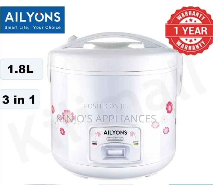 Ailyons RCX-18b01 3-in-1 Deluxe Rice Cooker