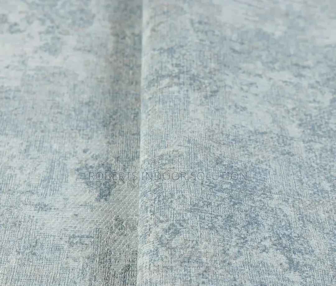 Aqua Blue Chenille Wallpaper