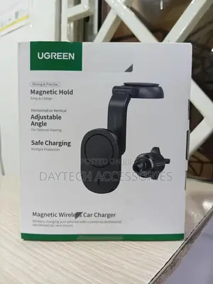 Ugreen Cd345 Magnetic Car Phone Wireless Charger Holder– 15w Fast Qi