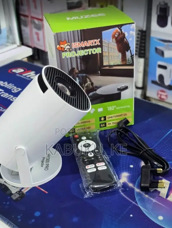 Android Projector Hy300 Pro Smart Projector With Netflix and Youtube