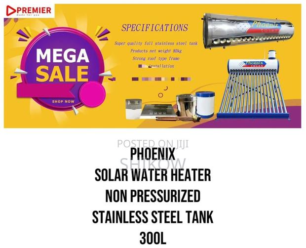 Premier Solar Water Heater Non Pressurized 300ml - main view
