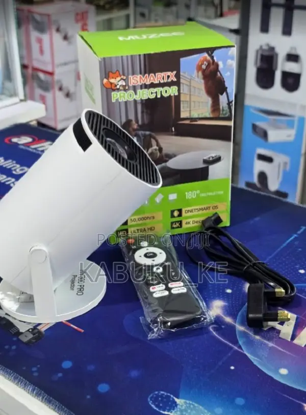 Portable Smart Projector Hy300 With Youtube and Netflix Wifi Enabled