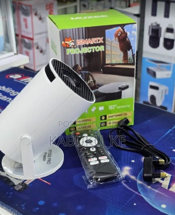 Portable Smart Projector Hy300 With Youtube and Netflix Wifi Enabled - thumbnail 2