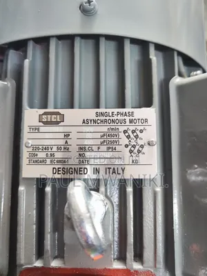 STCL Italy 5hp Single-Phase Electric Motor - High Speed (2800 Rpm)