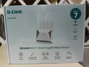 D-Link Be3600 Dir-Be364k Wi-Fi 7 Dual-Band Mesh Router - White