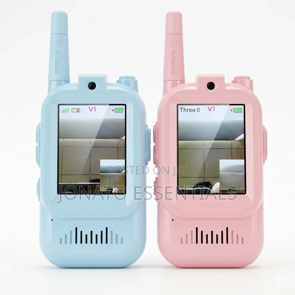Kids Video Walkie Talkie Set With Camera Screen - Long Range