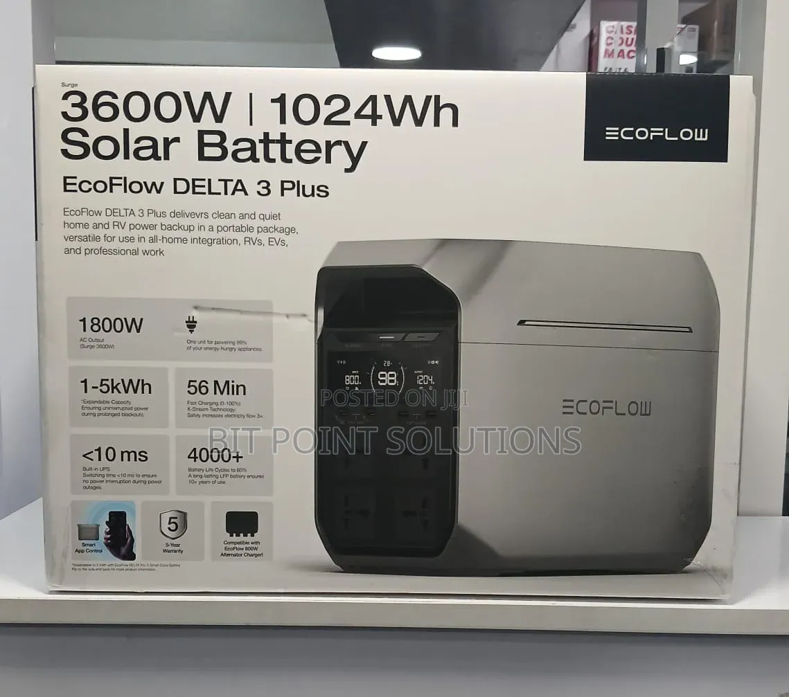 Ecoflow Delta 3 Plus Portable Power Station (1024wh 1800w)